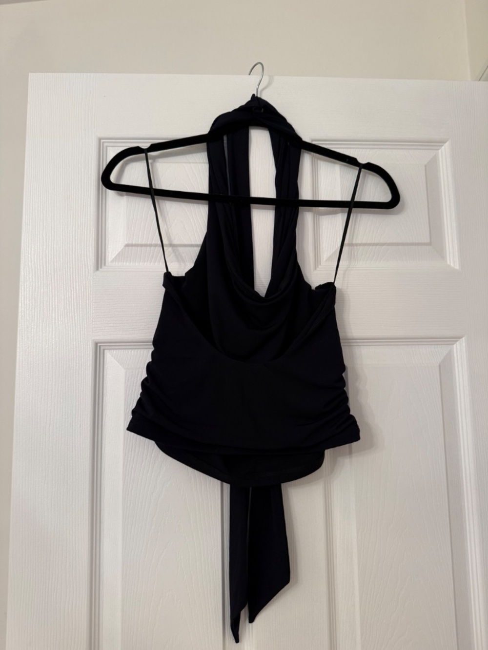 Abercrombie & Fitch Halter Cowl Scarf Top - Picture 6 of 6